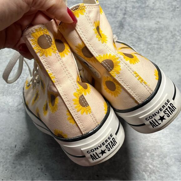 Converse Chuck Taylor All Star Lift High 'Summer Spirit - Sunflower Season' - Picture 4 of 7
